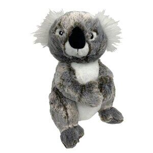 Jumbo Koala, Plush Dog Toy, Gray, 14 inches